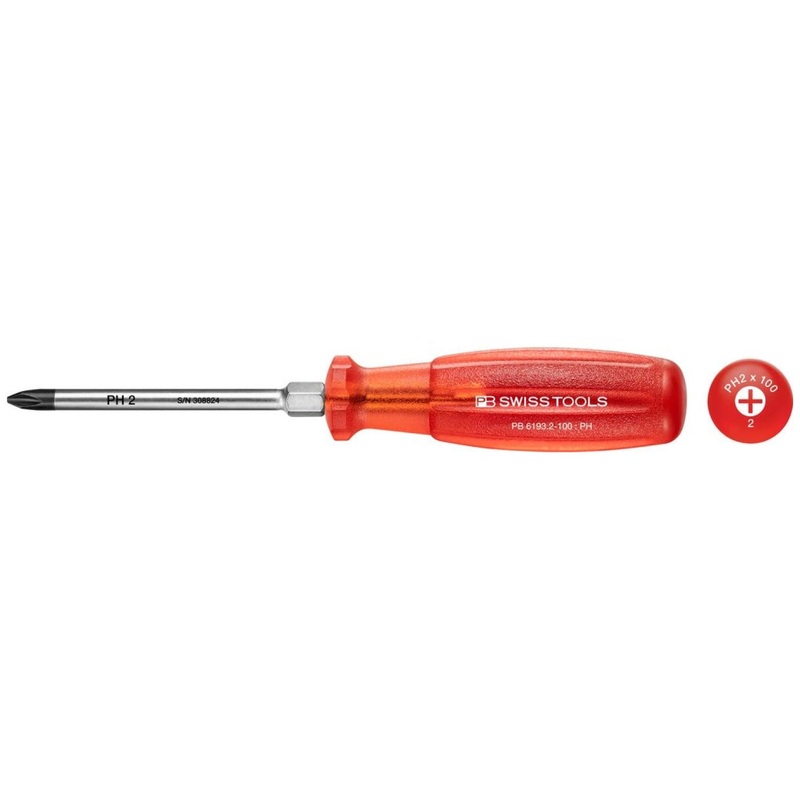 PB Swiss Tools PB 6193.2-100 Phillips multicraft Screwdriver PH2 100 mm