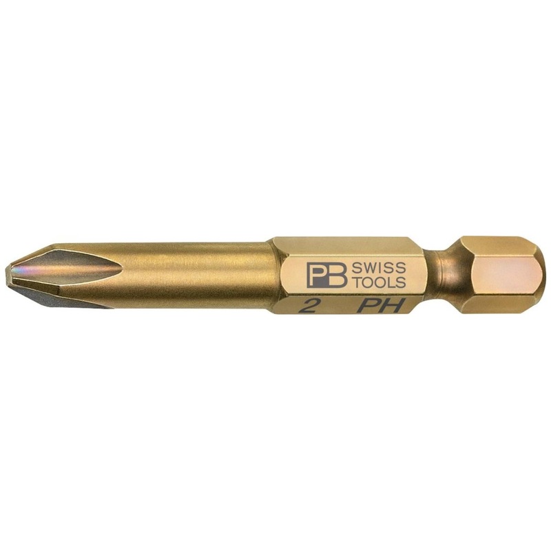 PB Swiss Tools PB E6.190/2 PrecisionBit, Design E 6.3 (1/4")