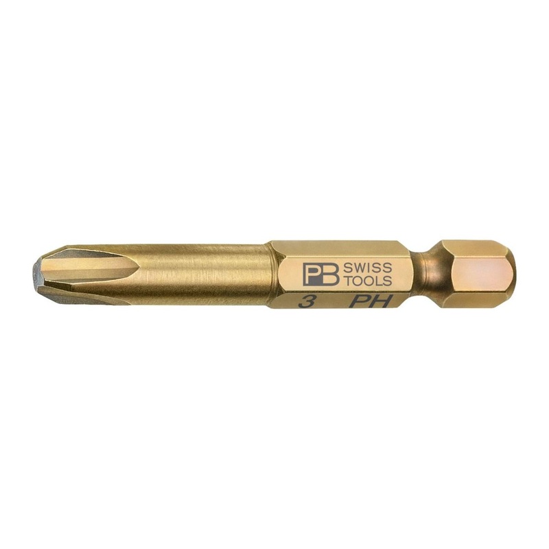 PB Swiss Tools PB E6.190/3 PrecisionBit, Design E 6.3 (1/4")