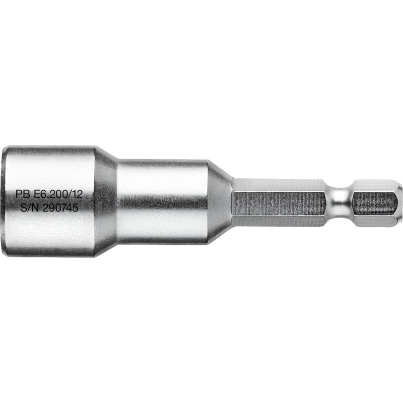 PB Swiss Tools PB E6.200/12 Socket Wrench Bit, Design E 6.3 (1/4")