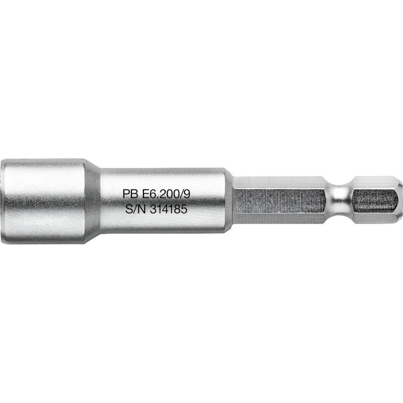 PB Swiss Tools PB E6.200/9 Socket Wrench Bit, Design E 6.3 (1/4")