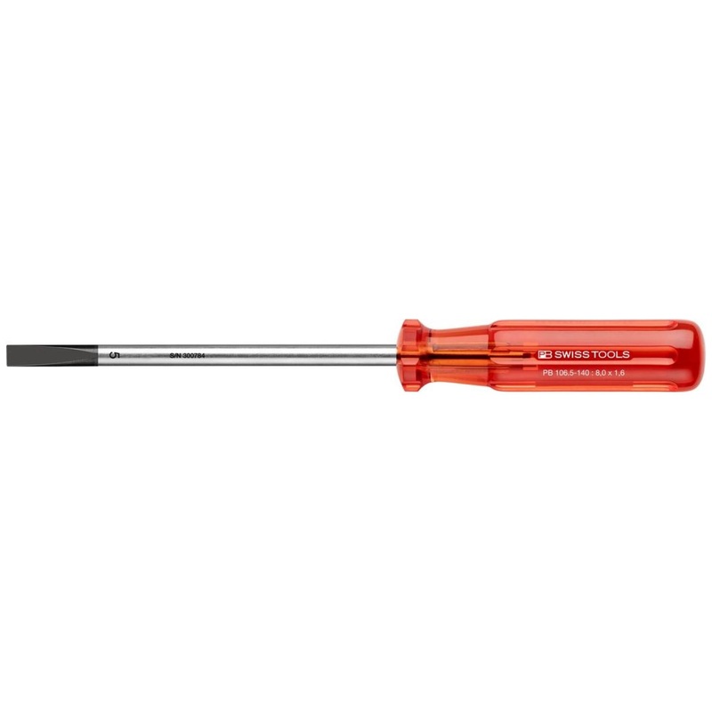 PB Swiss Tools PB 106.5-140 Slotted Classic Screwdrivers 8mm x 140mm