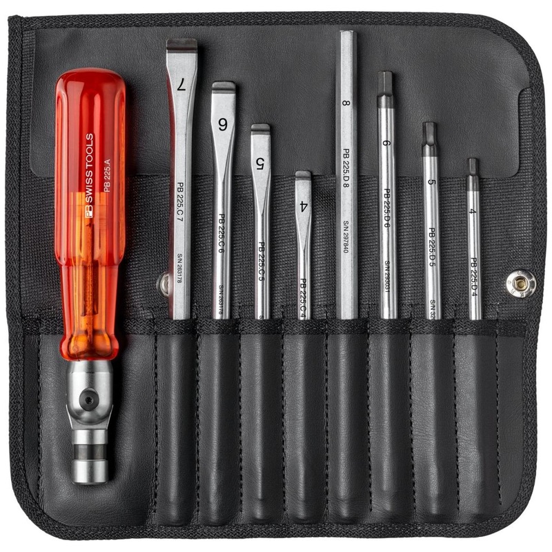 PB Swiss Tools PB 225 Tool Roll-Up Set 9 Piece