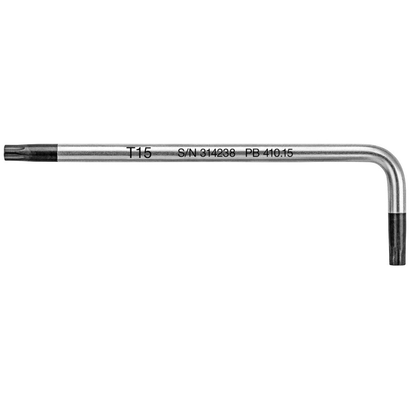 PB Swiss Tools PB 410.15 L-Key For TORX-Screw - T15, L.72 mm