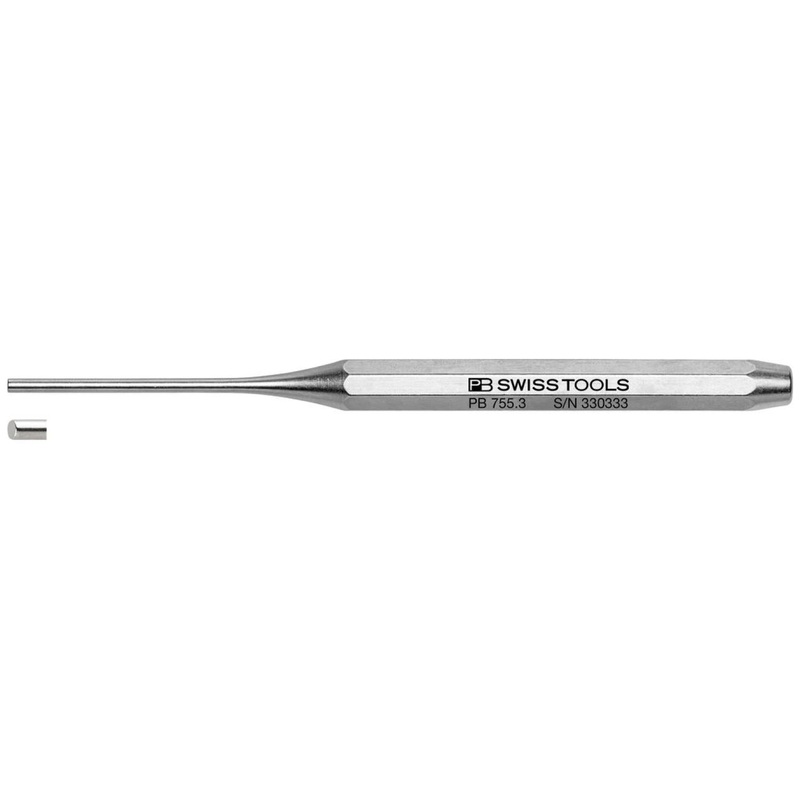PB Swiss Tools PB 755.3 Parallel Pin Punches, Octagonal, 3 mm