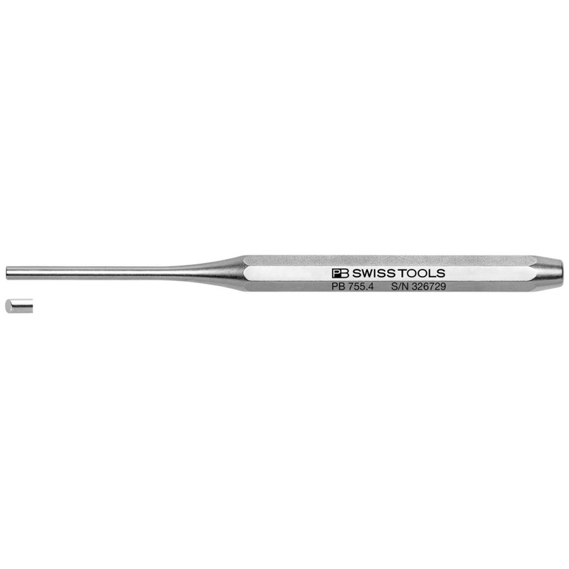 PB Swiss Tools PB 755.4 Parallel Pin Punches, Octagonal, 4 mm