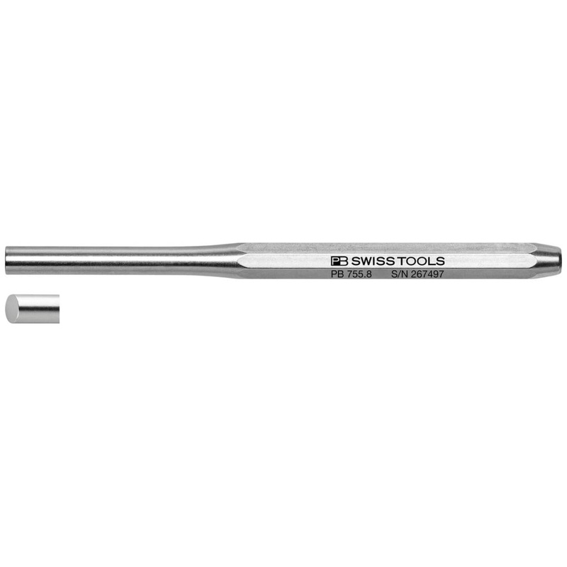 PB Swiss Tools PB 755.8 Parallel Pin Punches, Octagonal, 8 mm