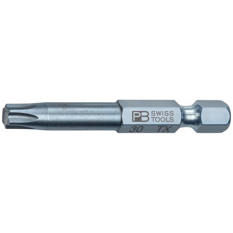 PB Swiss Tools PB E6.400/30-50 PrecisionBit, Design E6 1/4" Bits, TORX - T30