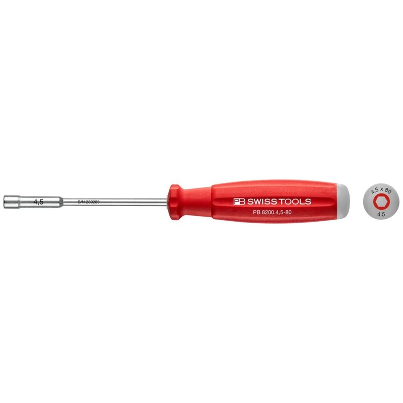 PB Swiss PB 8200.4,5-80 Swiss Grip Socket Screwdrivers Hex - 4.5 mm