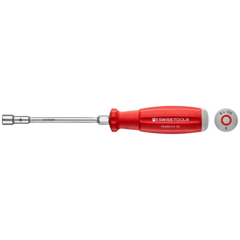 PB Swiss PB 8200.S 8-120 SwissGrip Socket Screwdrivers Hex - 8 mm