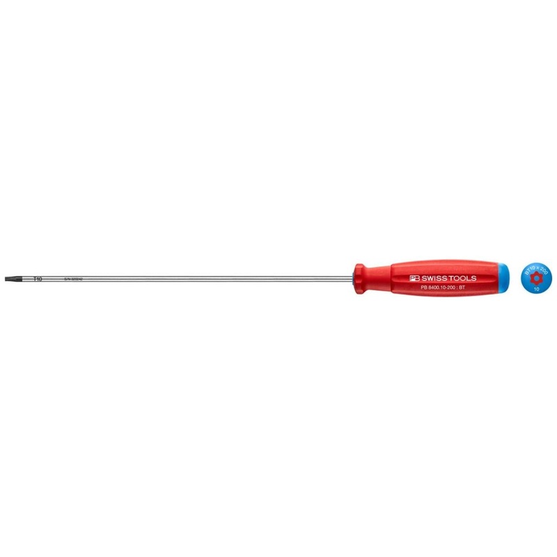 PB Swiss PB 8400.B 10-200 TORX Screwdriver Swiss Grip, T10, 200mm