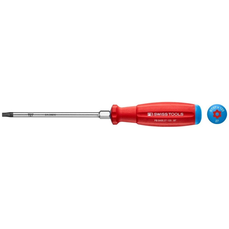 PB Swiss PB 8400.B 27-125 TORX Screwdriver Swiss Grip, T27, 125 mm