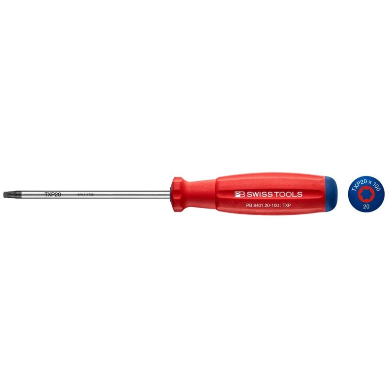 PB Swiss  PB 8401.20-100 TORX Plus Screwdriver, Swiss Grip, IP20, 100 mm