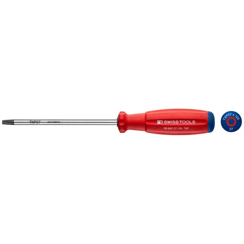 PB Swiss PB 8401.27-125 TORX Plus Screwdriver, Swiss Grip, IP27, 125 mm