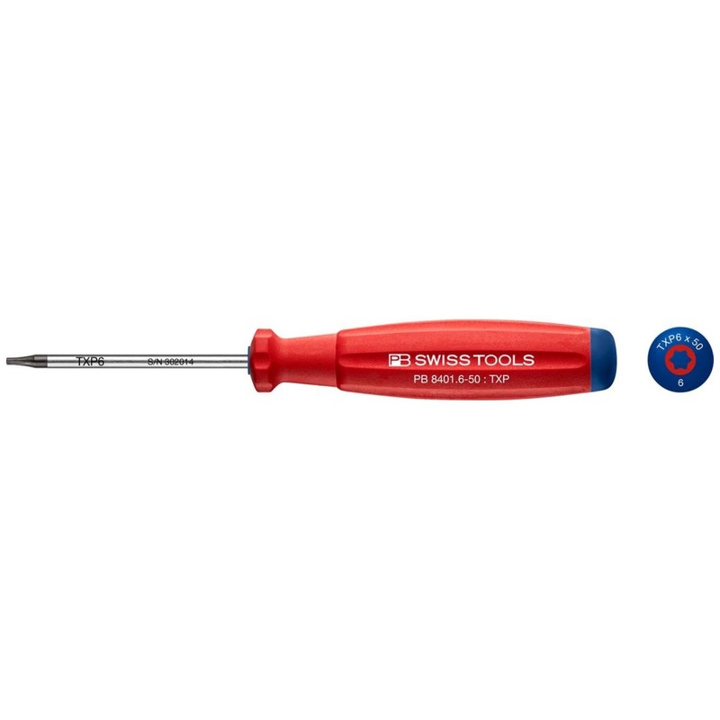 PB Swiss PB 8401.6-50 TORX Plus Screwdriver, Swiss Grip, IP6, 50mm