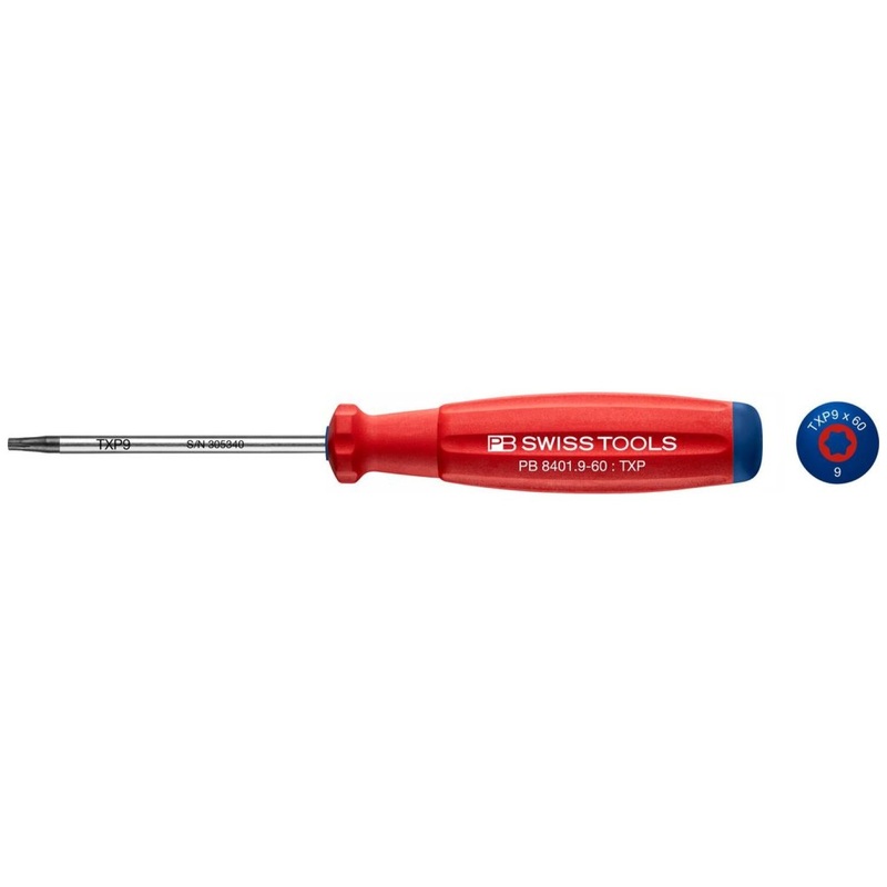 PB Swiss PB 8401.9-60 TORX Plus Screwdriver, Swiss Grip, IP9, 60mm