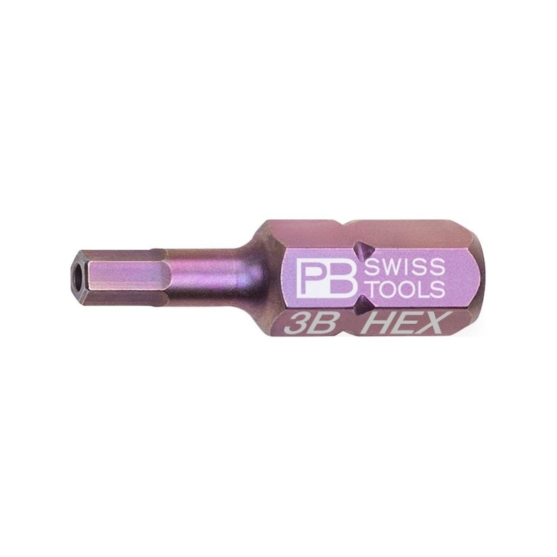 PB Swiss PB C6.210B/3 PrecisionBits C6,3 with external hex 1/4 Inch with hole
