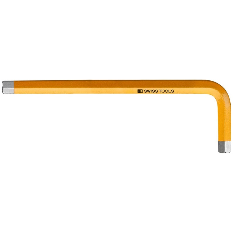 PB Swiss Tools PB 210.4 YE Hex Rainbow L-Key 4 mm, 80 mm