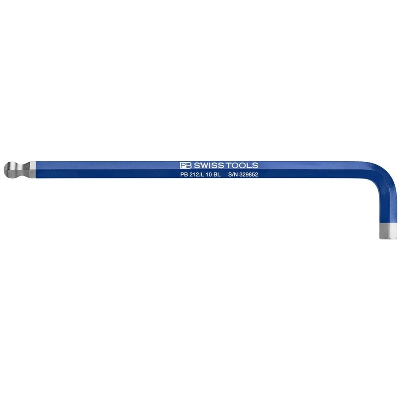 PB Swiss Tools PB 212.L 10 BL Hex Rainbow L-Key Long 10 mm, 220 mm