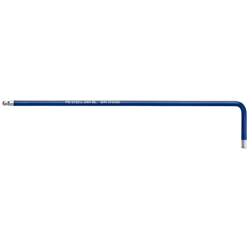 PB Swiss Tools PB 212Z.L 5/64 BL RainBow key L-wrenches, long, with ball point, 5/64 Inch