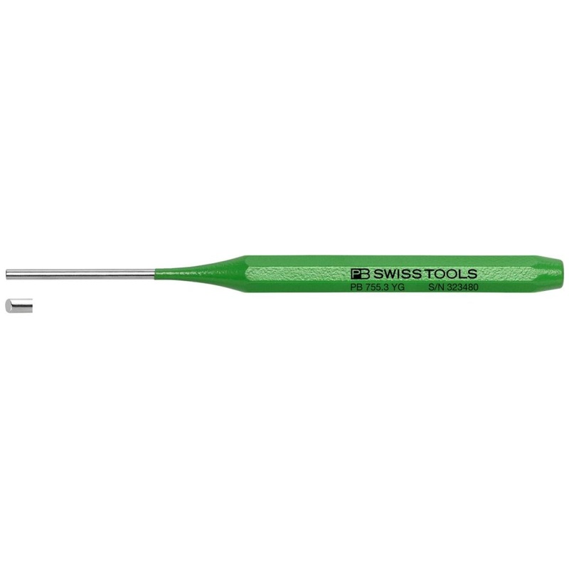 PB Swiss Tools PB 755.3 YG Rainbow Parallel Pin Punch, 3 mm