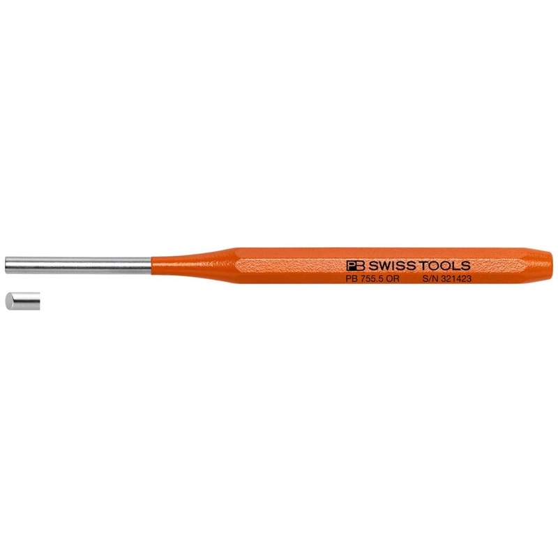 PB Swiss Tools PB 755.5 OR Rainbow Parallel Pin Punch, 5 mm