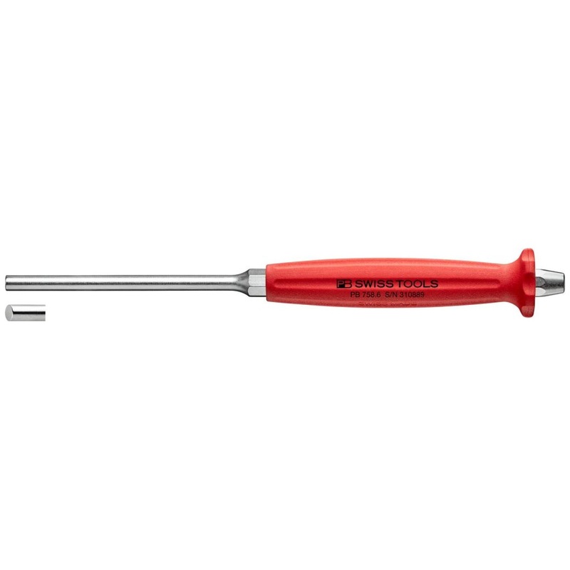 PB Swiss Tools PB 758.6 Grip Parallel Pin Punch, 6 mm