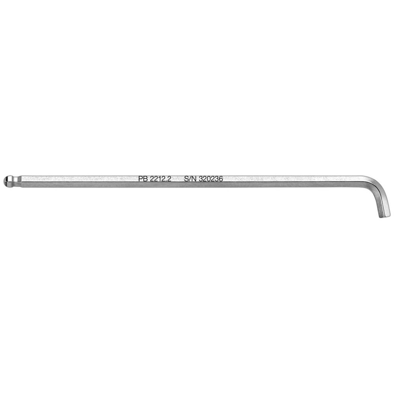 PB Swiss PB 2212.2 Ballpoint Hex Key L- Wrenches For Hexagon Socket Screws, L - 58 mm