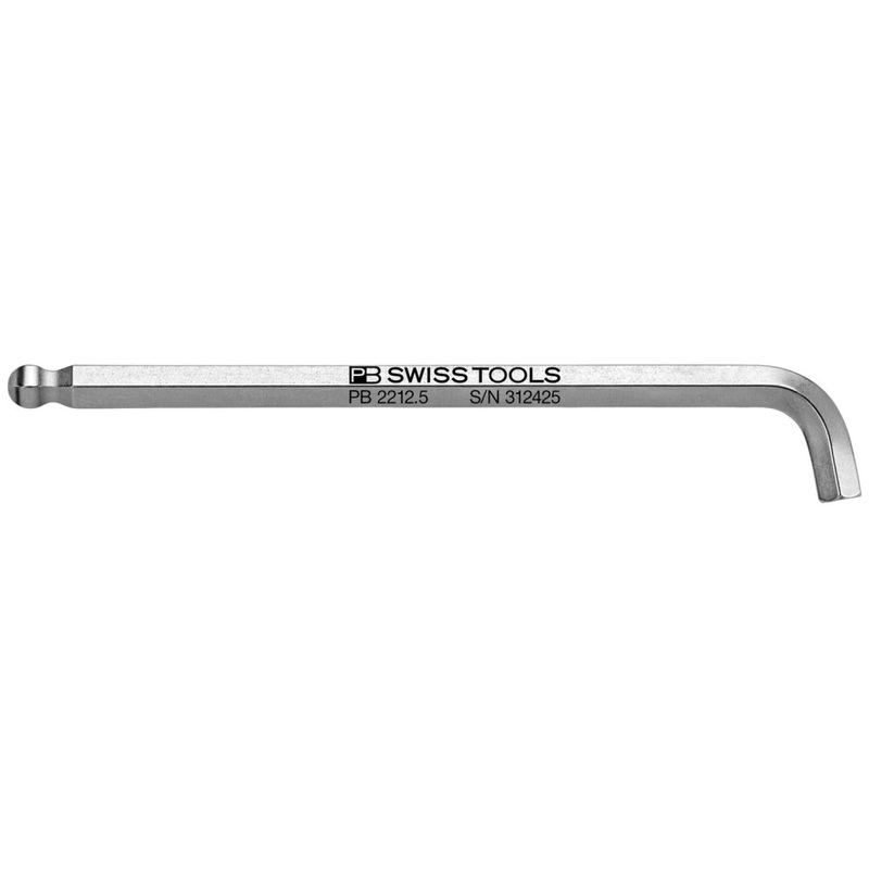 PB Swiss PB 2212.5 Ballpoint Hex Key L- Wrenches For Hexagon Socket Screws, L - 90 mm