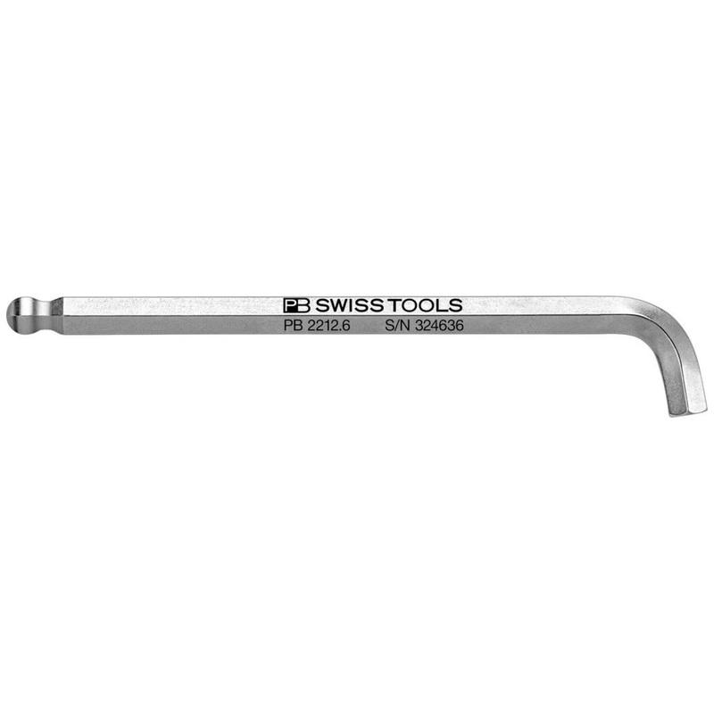 PB Swiss PB 2212.6 Ballpoint Hex Key L- Wrenches For Hexagon Socket Screws, L- 100 mm
