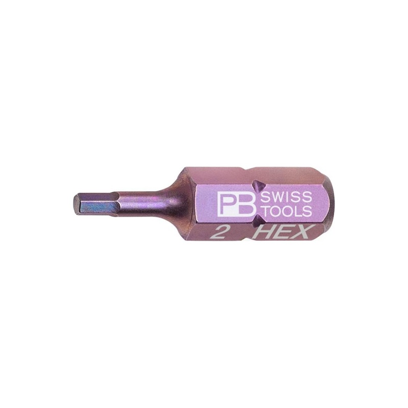 PB Swiss PB C6.210/2 PrecisionBits For Hexagon Socket Screws L- 25 mm
