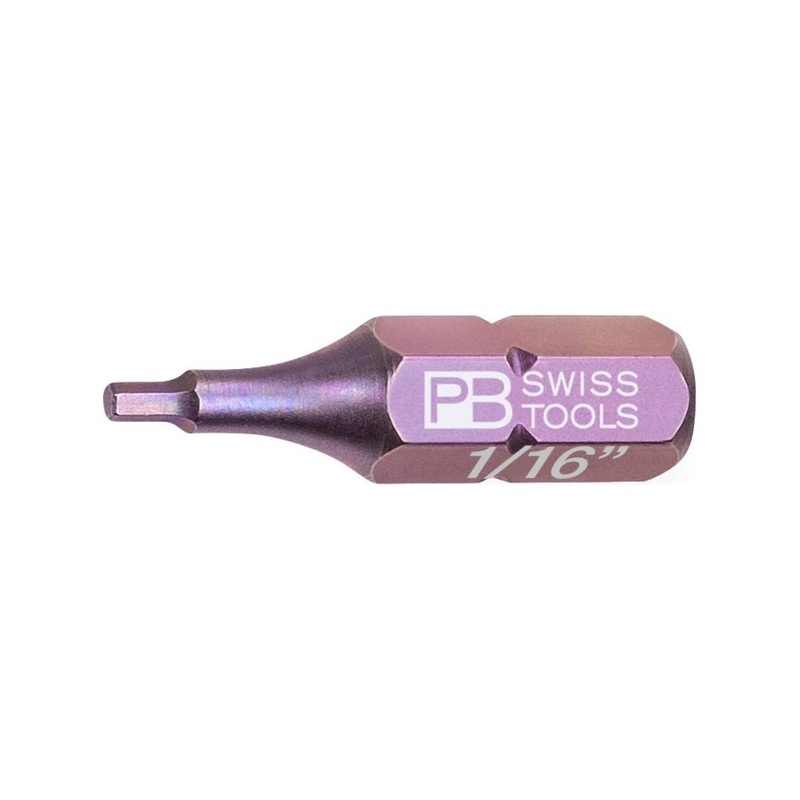 PB Swiss PB C6.213Z-1/16 PrecisionBit For Hexagon Socket Screws L- 25 mm