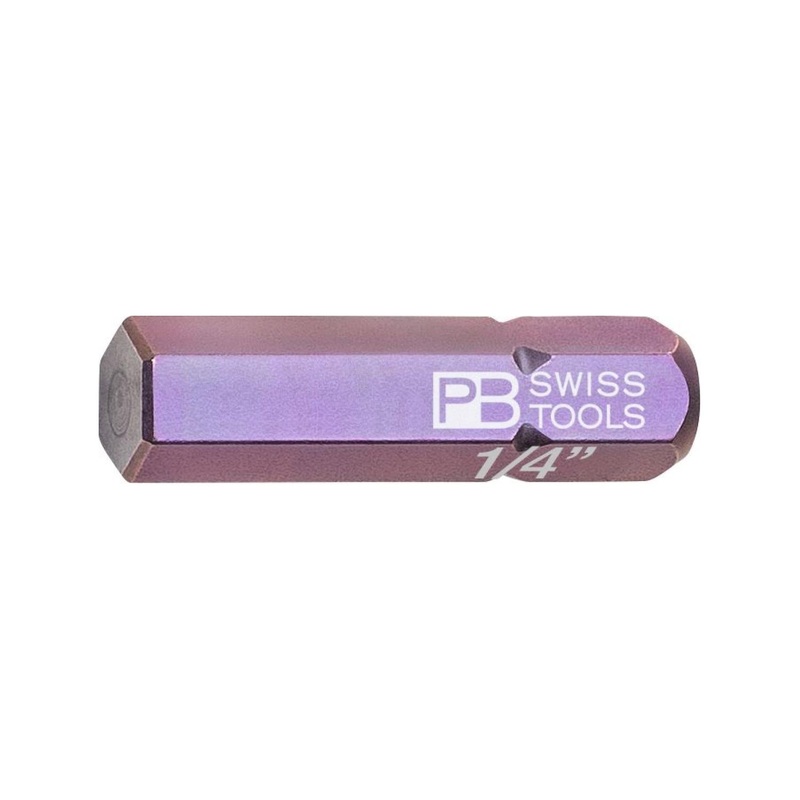 PB Swiss PB C6.213Z-1/4 PrecisionBit, For Hexagon Socket Screws (Inch), L- 25 mm