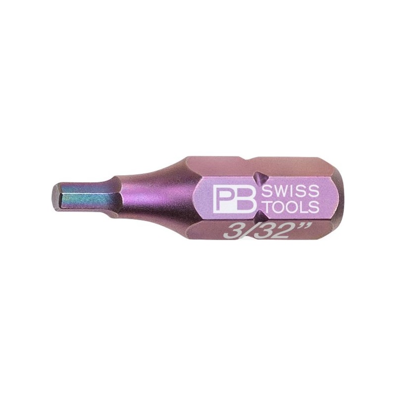 PB Swiss PB C6.213Z-3/32 Durable, Special tool Steel with attractive Plasma Coating for Corrosion Protection, L- 25 mm