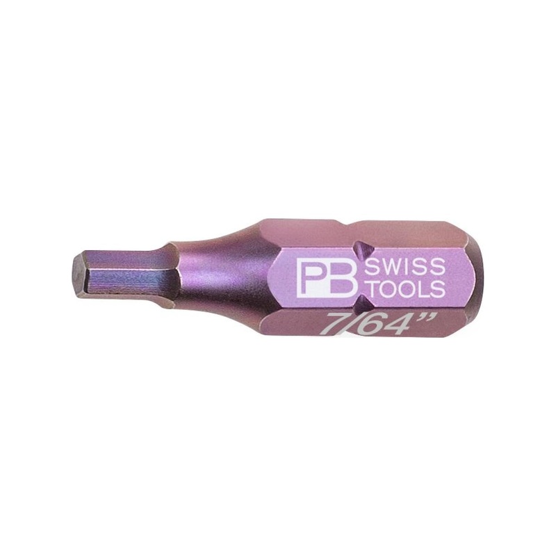 PB Swiss PB C6.213Z-7/64 PrecisionBit For Hexagon Socket Screws (Inch), L- 25 mm