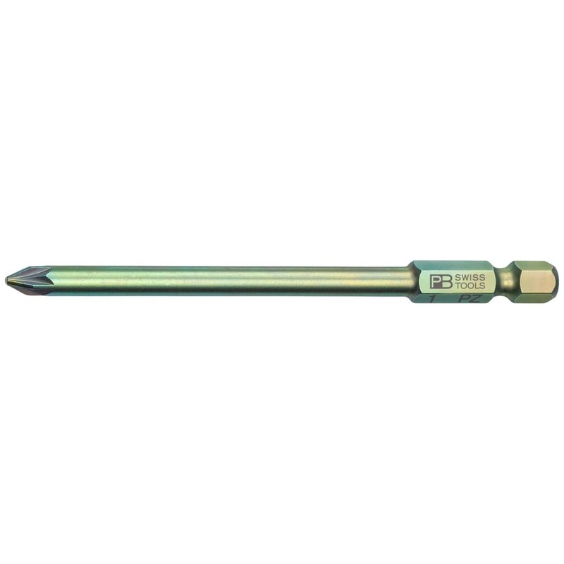 PB Swiss  PB E6L.192/1 Long Blade Precision Bits For PoziDriv, S - PZ1
