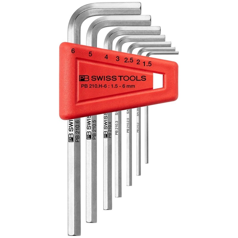 PB Swiss Tools PB 210.H-6 Key L-wrenches 7 Pcs