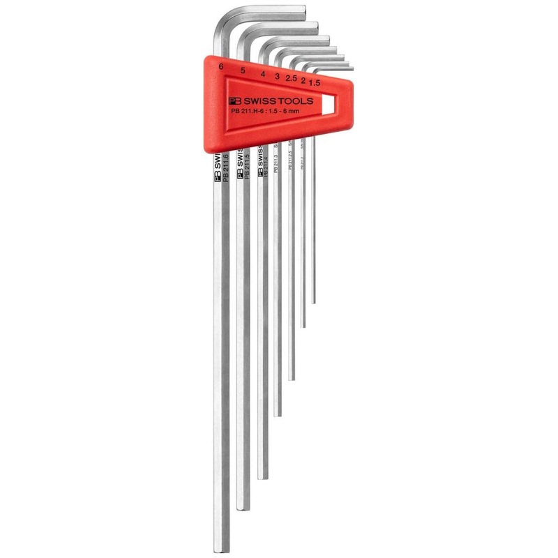 PB Swiss Tools PB 211.H-6 Key L-wrenches 7 Pcs