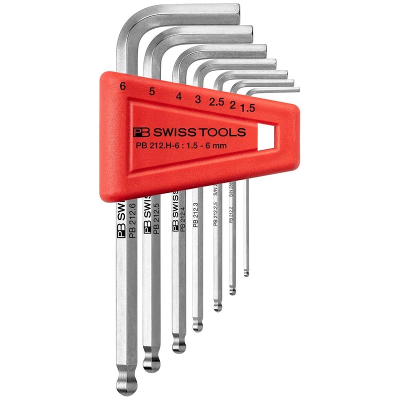 PB Swiss Tools PB 212.H-6 Key L-Wrenches 7 Pcs