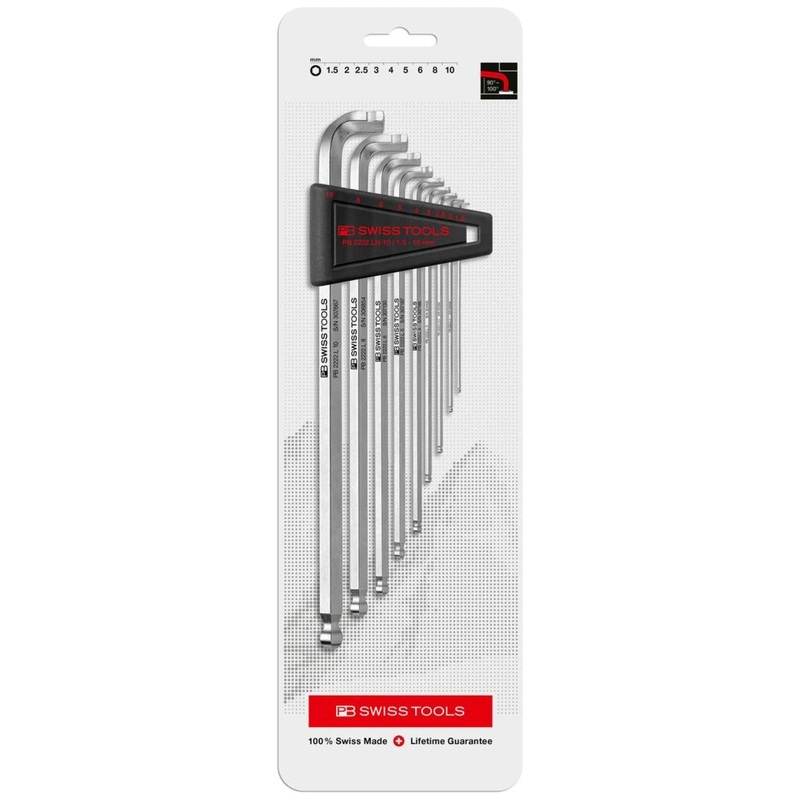 PB Swiss Tools PB 2222.LH-10 CN 90100 Key L-Wrenches Set, Hex