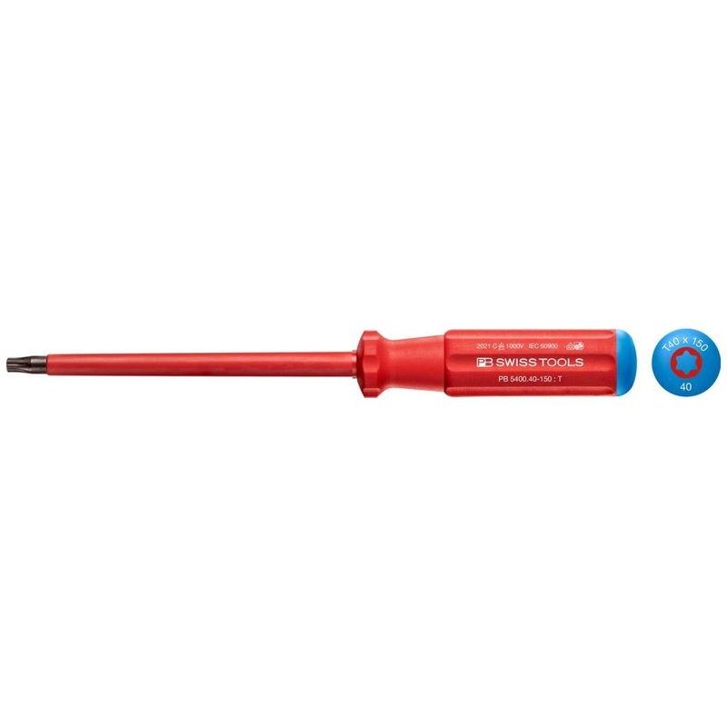 PB Swiss Tools PB 5400.40-150 Classic VDE screwdriver, TORX , Size 40
