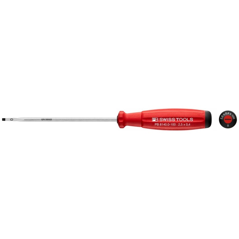 PB Swiss Tools PB 8140.0-100 SwissGrip Screwdrivers Slotted 2.5 mm