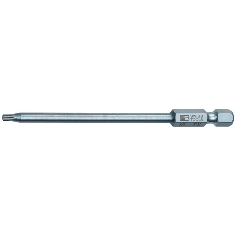 PB Swiss Tools PB E6L.400/10-95 PrecisionBit TORX, 95 mm Long Blade, Size T10