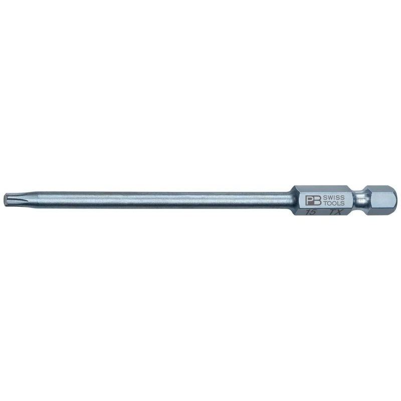 PB Swiss Tools PB E6L.400/15-95 PrecisionBit TORX, 95 mm Long Blade, Size T15