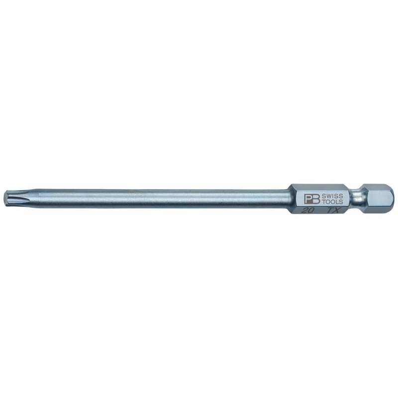 PB Swiss Tools PB E6L.400/20-95 PrecisionBit TORX, 95 mm Long Blade, Size T20