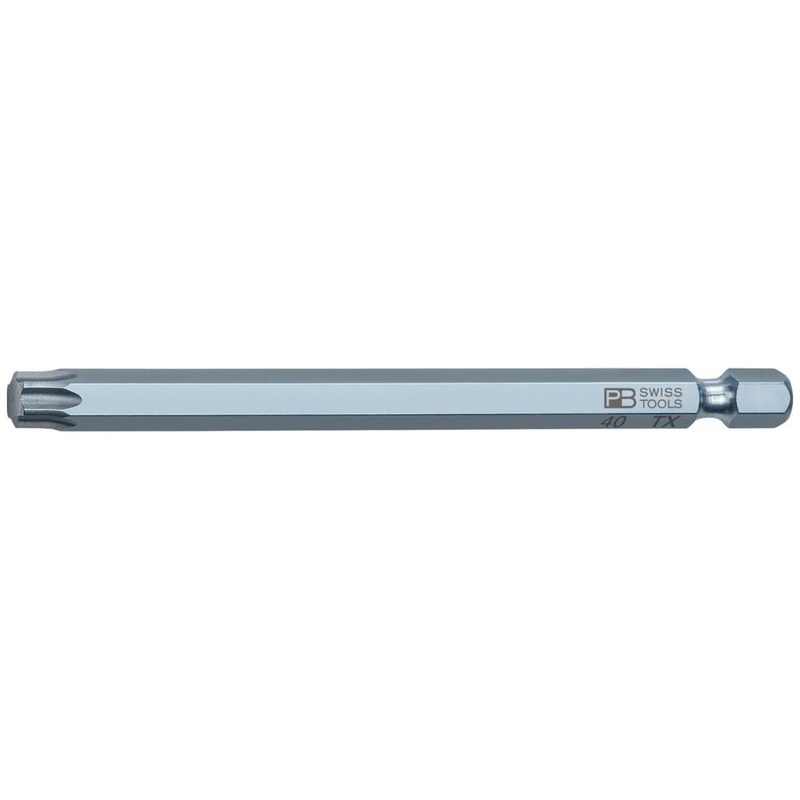 PB Swiss Tools PB E6L.400/40-95 PrecisionBit TORX, 95 mm Long Blade, Size T40