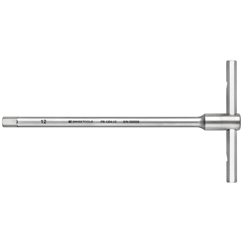 PB Swiss PB 1204.12 Hex Screwdriver with Sliding T-Handle, 12 mm, L - 300 mm
