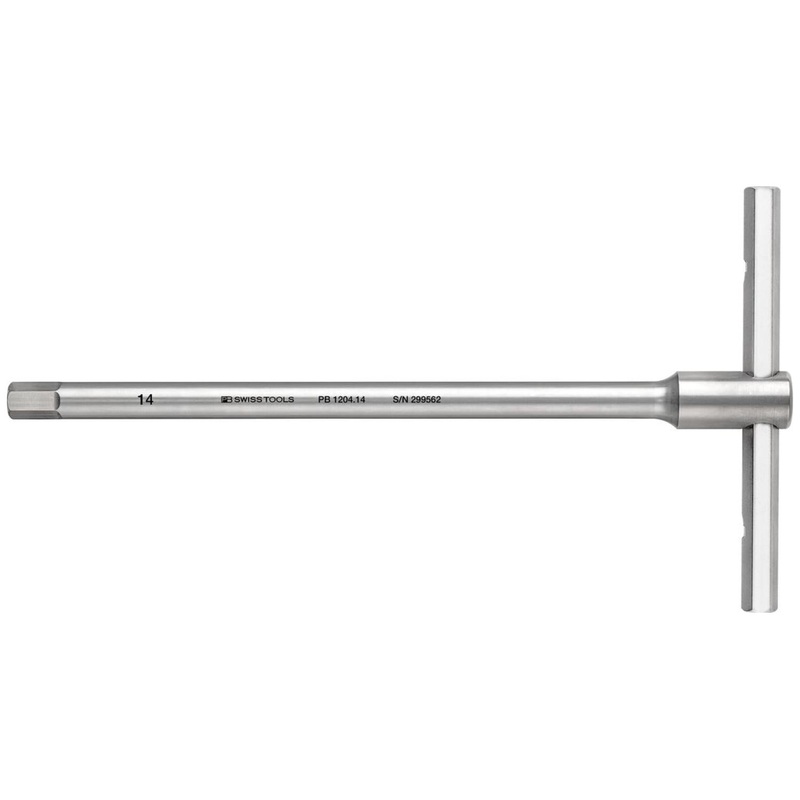 PB Swiss PB 1204.14 Hex Screwdriver with Sliding T-Handle, 14 mm, L - 330 mm