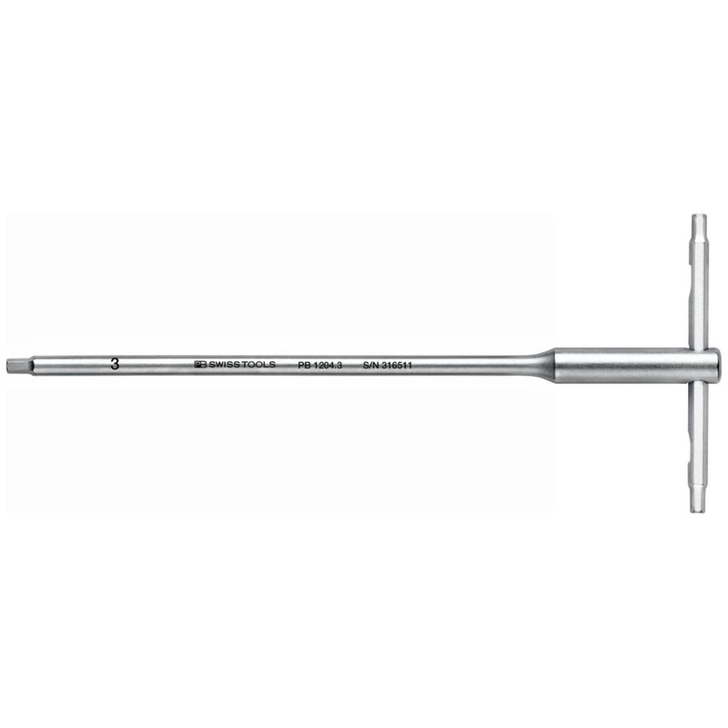 PB Swiss PB 1204.3 Hex Screwdriver with Sliding T-Handle, 3 mm, 155 mm