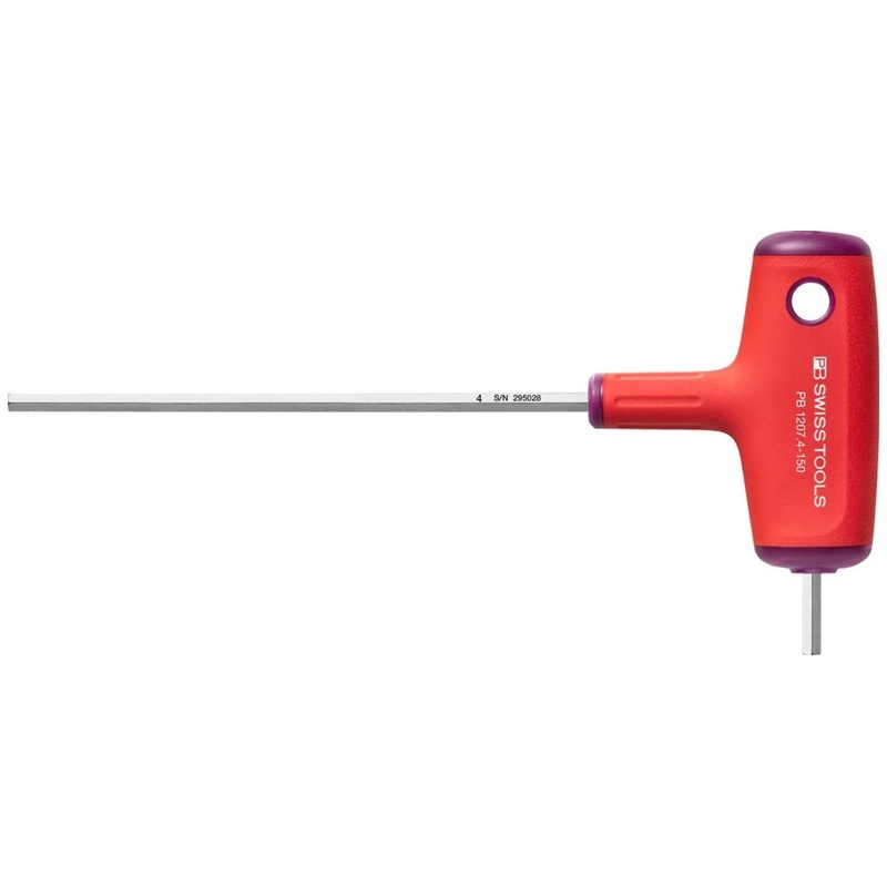 PB Swiss PB 1207.4-150 Hex Cross-Handle Screwdriver, with Side Drive, 4 mm, L - 187 mm